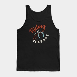 Equestrian Riding is My Therapy Tank Top